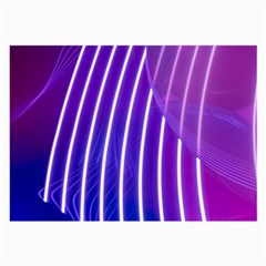 Rays Light Chevron Blue Purple Line Light Large Glasses Cloth by Mariart