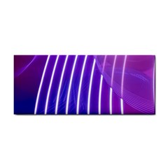 Rays Light Chevron Blue Purple Line Light Cosmetic Storage Cases by Mariart