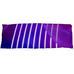 Rays Light Chevron Blue Purple Line Light Body Pillow Case Dakimakura (two Sides) by Mariart