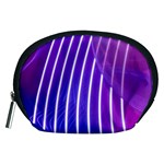 Rays Light Chevron Blue Purple Line Light Accessory Pouches (Medium)  Front