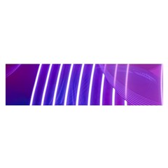 Rays Light Chevron Blue Purple Line Light Satin Scarf (oblong) by Mariart