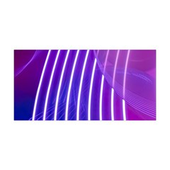 Rays Light Chevron Blue Purple Line Light Yoga Headband by Mariart