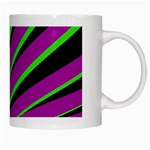 Rays Light Chevron Purple Green Black White Mugs Right