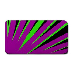 Rays Light Chevron Purple Green Black Medium Bar Mats by Mariart