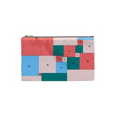 Simple Perfect Squares Squares Order Cosmetic Bag (small)  by Mariart