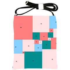 Simple Perfect Squares Squares Order Shoulder Sling Bags by Mariart