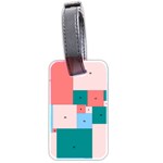 Simple Perfect Squares Squares Order Luggage Tags (Two Sides) Back