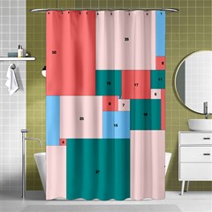 Simple Perfect Squares Squares Order Shower Curtain 48  X 72  (small)  by Mariart