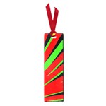 Rays Light Chevron Red Green Black Small Book Marks Front