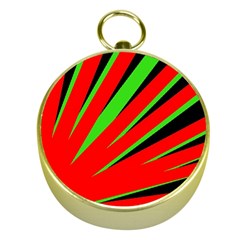 Rays Light Chevron Red Green Black Gold Compasses by Mariart