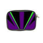 Rays Light Chevron Purple Green Black Line Coin Purse Back