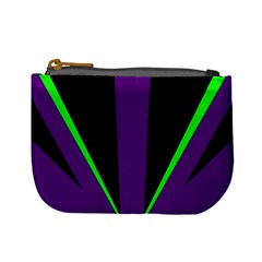 Rays Light Chevron Purple Green Black Line Mini Coin Purses by Mariart