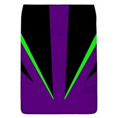 Rays Light Chevron Purple Green Black Line Flap Covers (l)  by Mariart