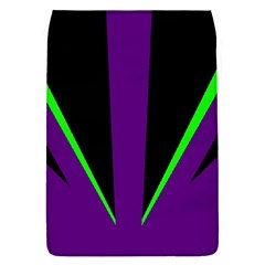 Rays Light Chevron Purple Green Black Line Flap Covers (s)  by Mariart