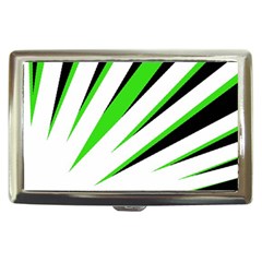 Rays Light Chevron White Green Black Cigarette Money Cases