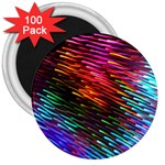 Rainbow Shake Light Line 3  Magnets (100 pack) Front