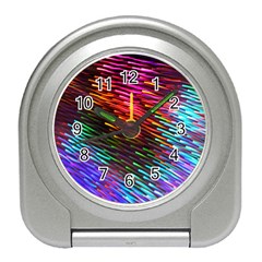 Rainbow Shake Light Line Travel Alarm Clocks