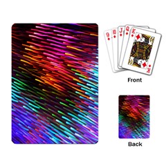 Rainbow Shake Light Line Playing Card by Mariart