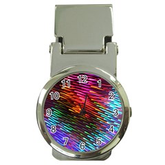 Rainbow Shake Light Line Money Clip Watches by Mariart