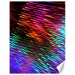 Rainbow Shake Light Line Canvas 12  X 16   by Mariart