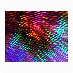 Rainbow Shake Light Line Small Glasses Cloth (2-side) by Mariart