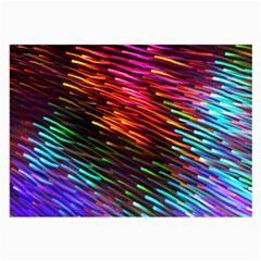 Rainbow Shake Light Line Large Glasses Cloth by Mariart