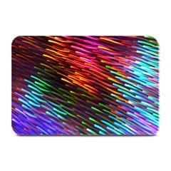 Rainbow Shake Light Line Plate Mats by Mariart