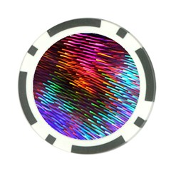 Rainbow Shake Light Line Poker Chip Card Guard by Mariart