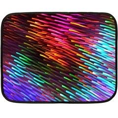 Rainbow Shake Light Line Fleece Blanket (mini) by Mariart