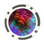 Rainbow Shake Light Line Poker Chip Card Guard (10 pack) Front