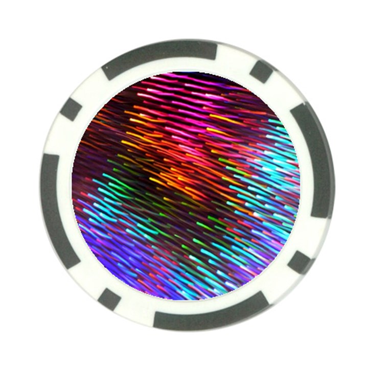 Rainbow Shake Light Line Poker Chip Card Guard (10 pack)