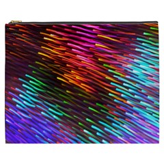 Rainbow Shake Light Line Cosmetic Bag (xxxl)  by Mariart