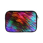 Rainbow Shake Light Line Apple iPad Mini Zipper Cases Front