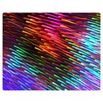 Rainbow Shake Light Line Double Sided Flano Blanket (Medium)  60 x50  Blanket Front