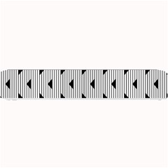 Stripes Line Triangles Vertical Black Small Bar Mats by Mariart