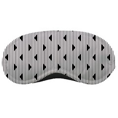 Stripes Line Triangles Vertical Black Sleeping Masks