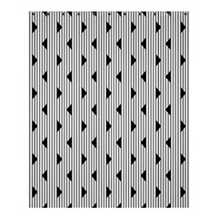 Stripes Line Triangles Vertical Black Shower Curtain 60  X 72  (medium)  by Mariart