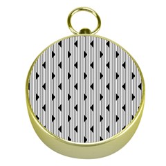 Stripes Line Triangles Vertical Black Gold Compasses by Mariart