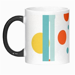 Stripes Dots Line Circle Vertical Yellow Red Blue Polka Morph Mugs