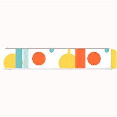 Stripes Dots Line Circle Vertical Yellow Red Blue Polka Small Bar Mats