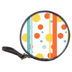 Stripes Dots Line Circle Vertical Yellow Red Blue Polka Classic 20-cd Wallets by Mariart