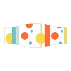 Stripes Dots Line Circle Vertical Yellow Red Blue Polka Stretchable Headband by Mariart