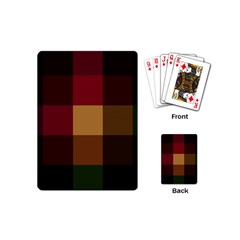 Stripes Plaid Color Playing Cards (mini) 