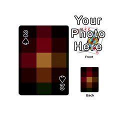 Stripes Plaid Color Playing Cards 54 (mini)  by Mariart