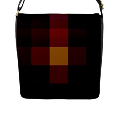 Stripes Plaid Color Flap Messenger Bag (l)  by Mariart