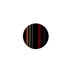 Stripes Line Black Red 1  Mini Buttons by Mariart