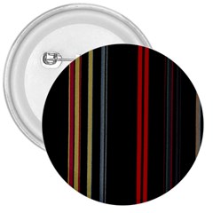 Stripes Line Black Red 3  Buttons by Mariart