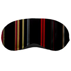 Stripes Line Black Red Sleeping Masks