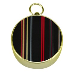 Stripes Line Black Red Gold Compasses by Mariart