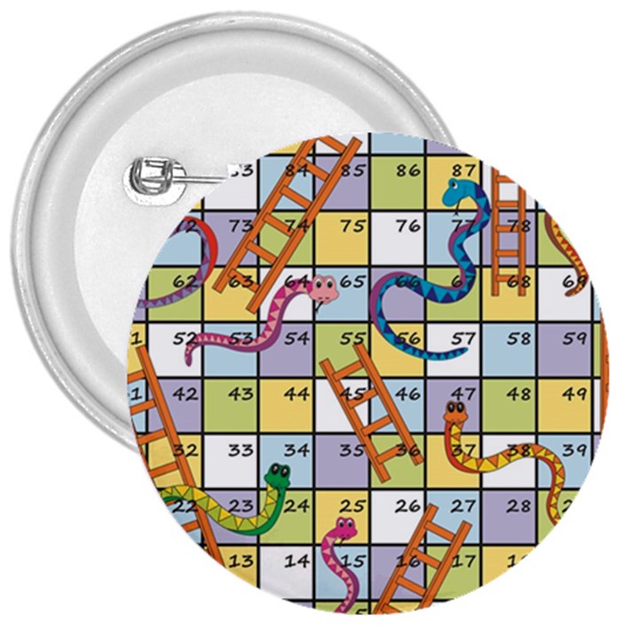 Snakes Ladders Game Board 3  Buttons